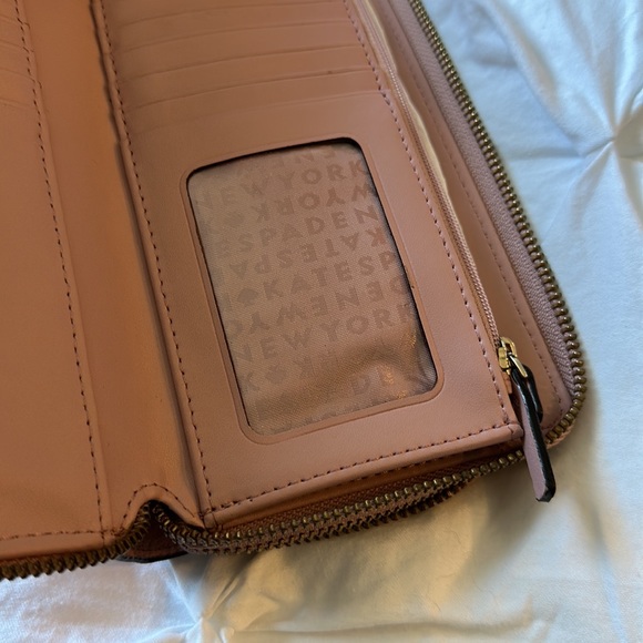 Kate Spade Large Carryall Wristlet/Wallet Blush Pink Double Zipper - Picture 10 of 16
